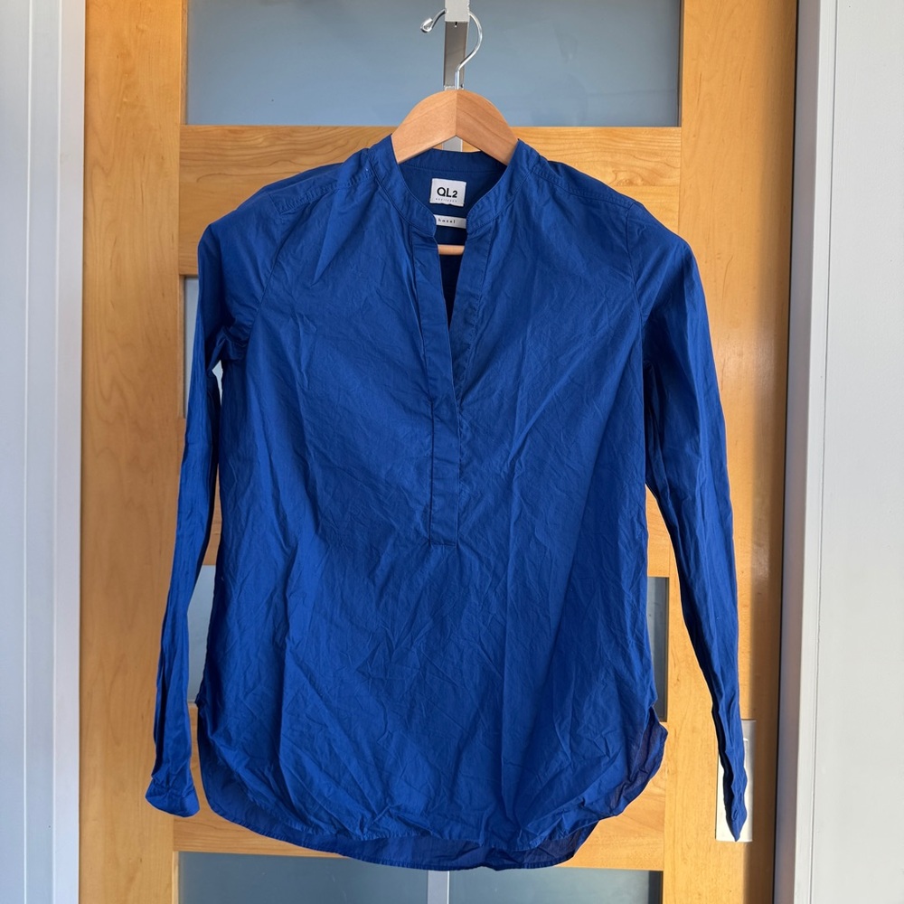 Hazel Blue Long Sleeve Top